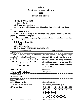 Kế hoạch bài dạy các môn Lớp 5 - Tuần 3 (Tiếp theo) - Năm học 2023-2024 - Lê Thị Hồng Hạnh