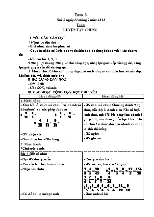 Kế hoạch bài dạy các môn Lớp 5 - Tuần 3 (Tiếp theo) - Năm học 2023-2024 - Thiều Thị Liên