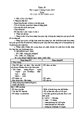 Kế hoạch bài dạy các môn Lớp 5 - Tuần 30 (Tiếp theo) - Năm học 2023-2024 - Thiều Thị Liên