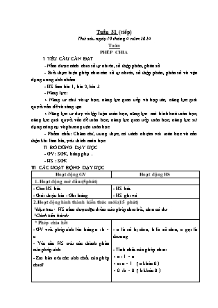 Kế hoạch bài dạy các môn Lớp 5 - Tuần 31 (Thứ 6) - Năm học 2023-2024 - Đặng Thị Xuân