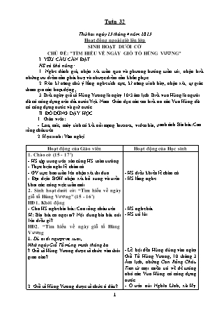 Kế hoạch bài dạy các môn Lớp 5 - Tuần 32 - Năm học 2022-2023 - Đặng Thị Thu Hà