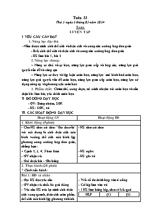 Kế hoạch bài dạy các môn Lớp 5 - Tuần 32 - Năm học 2023-2024 - Đặng Thị Xuân