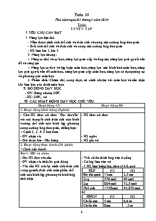 Kế hoạch bài dạy các môn Lớp 5 - Tuần 33 - Năm học 2023-2024 - Lê Thị Hồng Hạnh