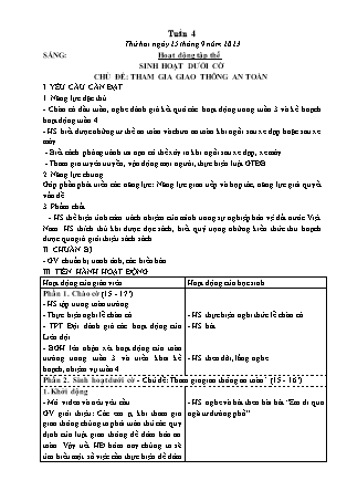 Kế hoạch bài dạy các môn Lớp 5 - Tuần 4 - Năm học 2023-2024 - Lê Thị Hồng Hạnh