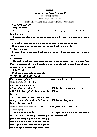 Kế hoạch bài dạy các môn Lớp 5 - Tuần 4 (Thứ 2, 3) - Năm học 2023-2024 - Đặng Thị Xuân
