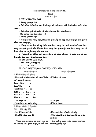 Kế hoạch bài dạy các môn Lớp 5 - Tuần 5 (Tiếp theo) - Năm học 2022-2023 - Trần Thị Việt Hà