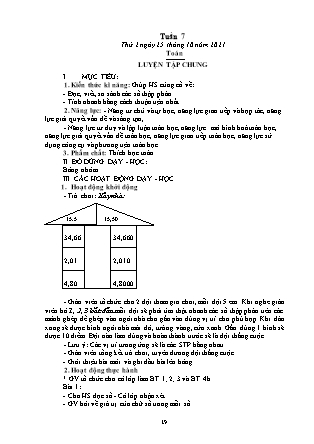 Kế hoạch bài dạy các môn Lớp 5 - Tuần 7 - Năm học 2021-2022 - Đặng Thị Thu Hà