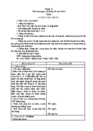 Kế hoạch bài dạy các môn Lớp 5 - Tuần 8 (Tiếp theo) - Năm học 2023-2024 - Lê Thị Hồng Hạnh