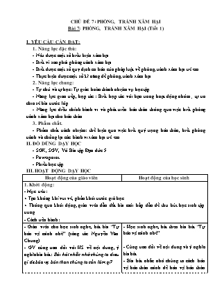 Giáo án Đạo đức 5 (Kết nối tri thức) - Tuần 25