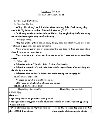 Giáo án Đạo đức 5 (Kết nối tri thức) - Tuần 27