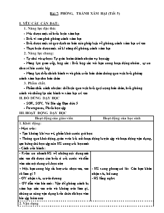 Giáo án Đạo đức 5 (Kết nối tri thức) - Tuần 30