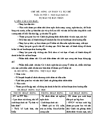 Giáo án Hoạt động trải nghiệm 5 (Kết nối tri thức) - Tuần 24