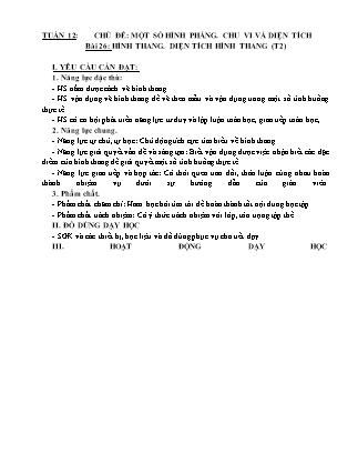 Giáo án Toán Lớp 5 (Kết nối tri thức) - Tuần 13