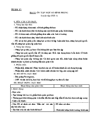 Giáo án Toán Lớp 5 (Kết nối tri thức) - Tuần 17