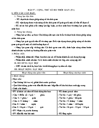 Giáo án Toán Lớp 5 (Kết nối tri thức) - Tuần 27